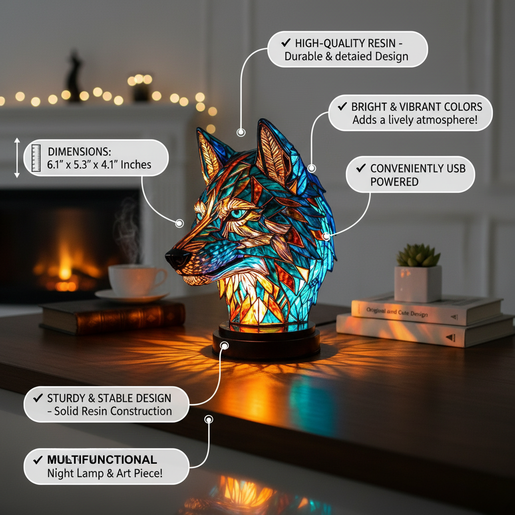 Lobo Encantador en Forma de Bo