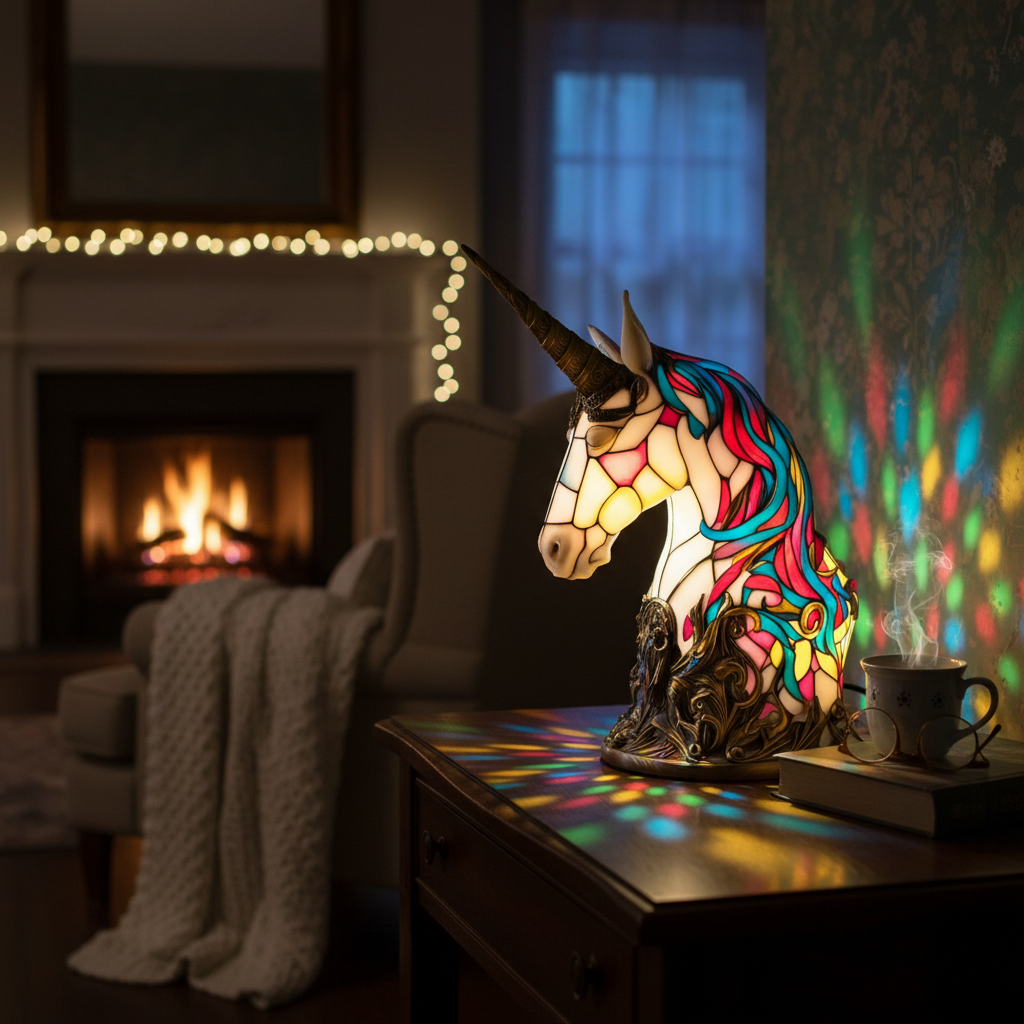 Unicornio Encantador de Luna