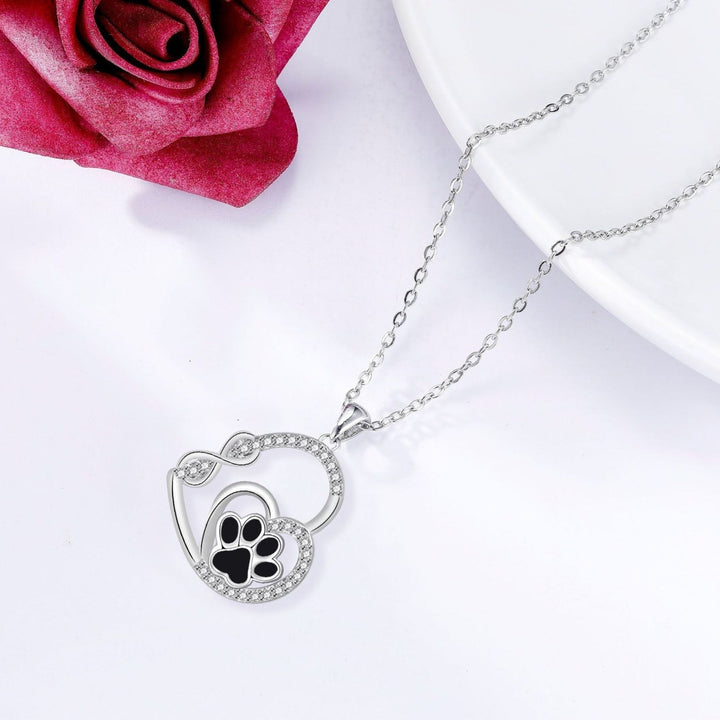 Collar de pata de amor infinito - Conectados para siempre