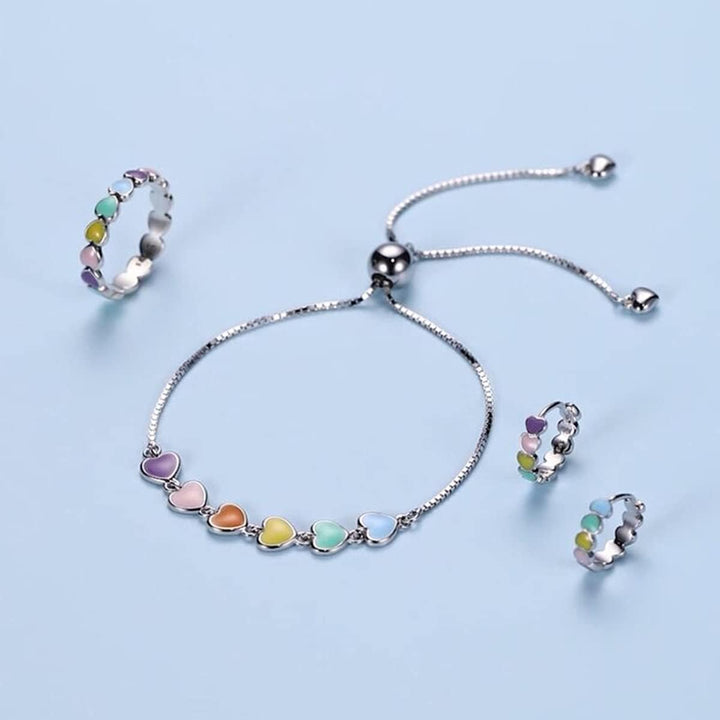 Pulsera ajustable de plata de ley con huella de pata de perro