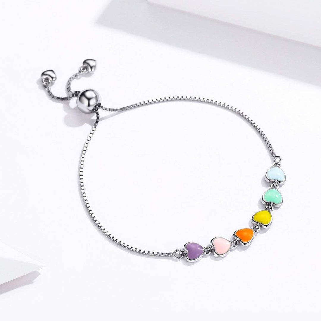 Pulsera ajustable de plata de ley con huella de pata de perro