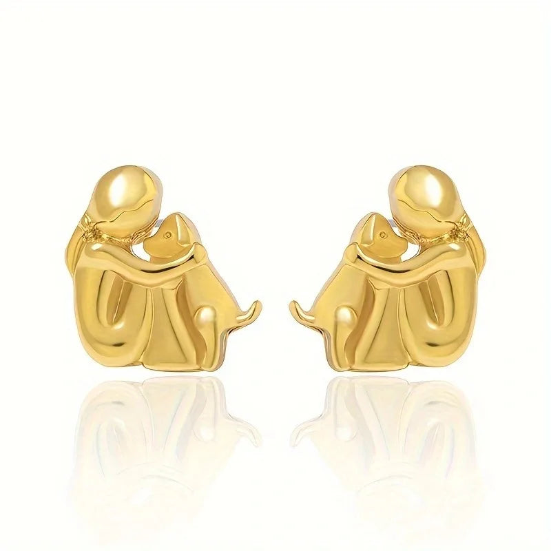 Lisa™ - Pendientes Ícono de Perro