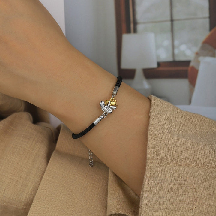 Katy™ - pulsera con cordón y icono de perro