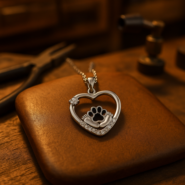 Cadena de pata con zirconia - Compañeros leales